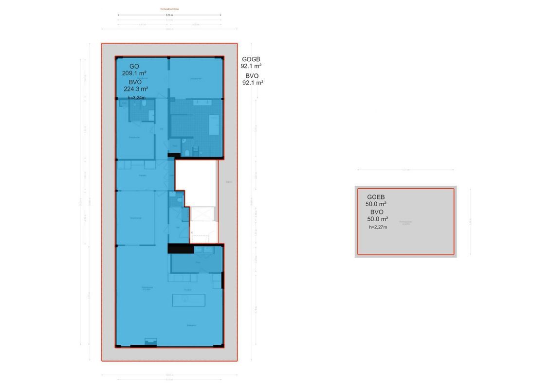Banstraat 27-D Floorplan Blur 3