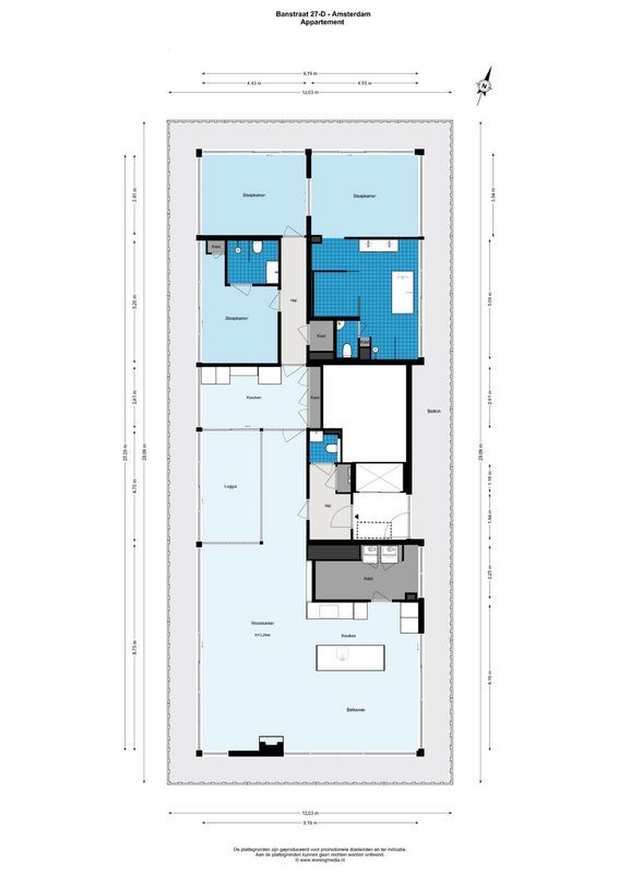 Banstraat 27-D Floorplan Blur 0