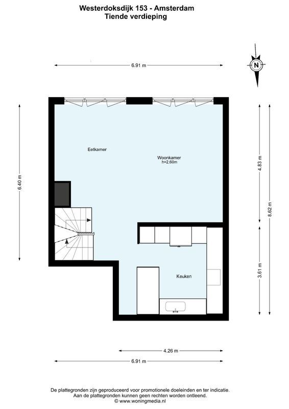 Westerdoksdijk 153 Floorplan Blur 1