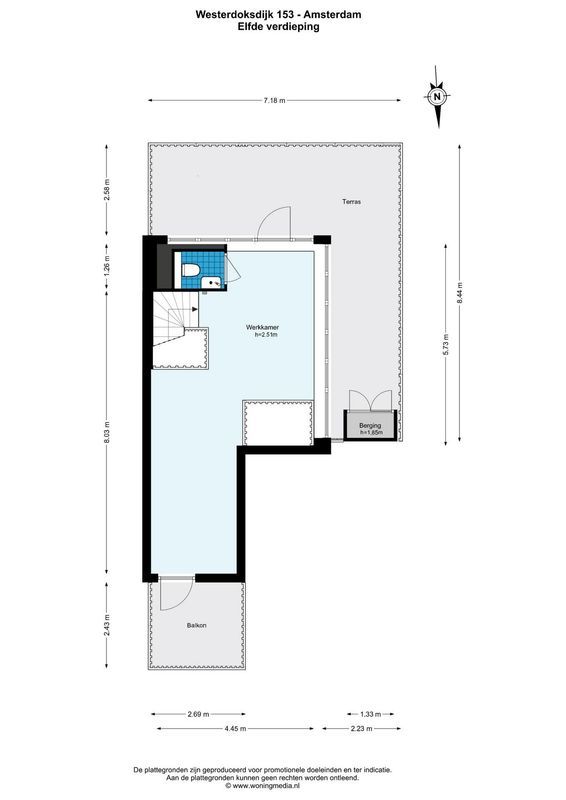 Westerdoksdijk 153 Floorplan Blur 2