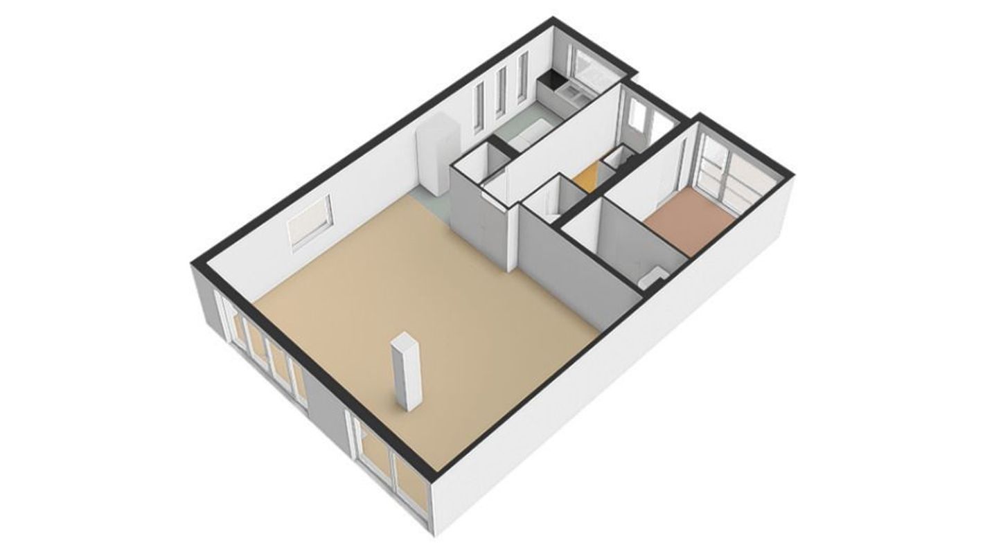 Bachlaan 69 - A Floorplan Blur 1