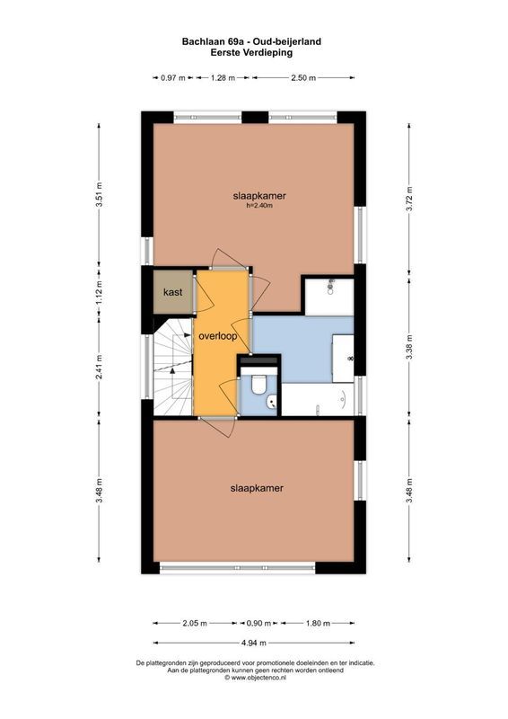 Bachlaan 69 - A Floorplan Blur 6