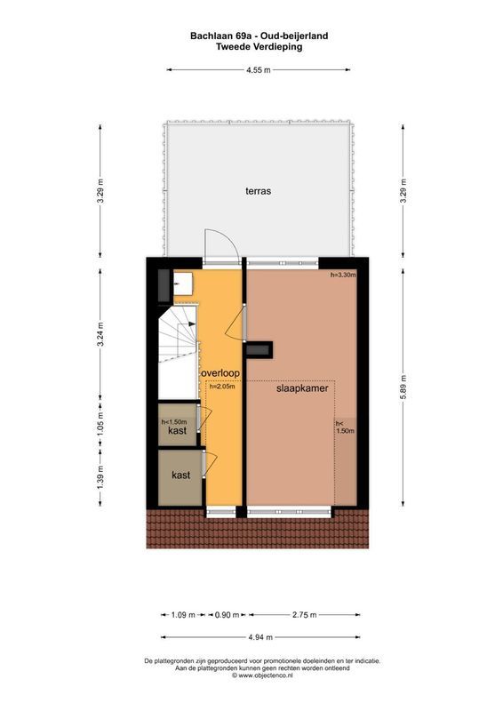 Bachlaan 69 - A Floorplan Blur 9
