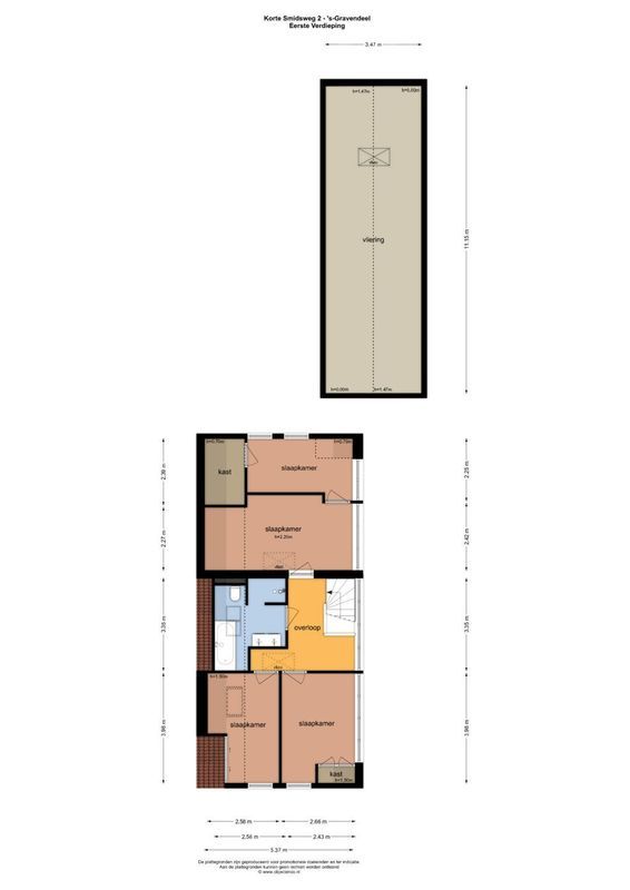 Korte Smidsweg 2 Floorplan Blur 2