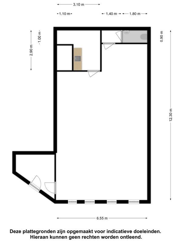 Kerkstraat 1 - A Floorplan Blur 0