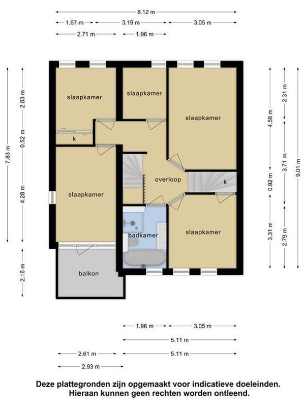 Poortlaan 98 Floorplan Blur 1