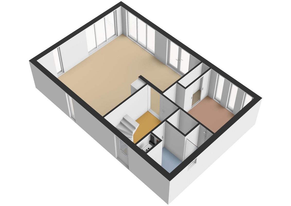 Achterzeedijk 1 - 54 Floorplan Blur 1