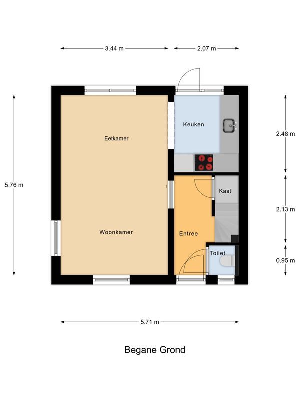 Van Vollenhovenstraat 8 Floorplan Blur 0
