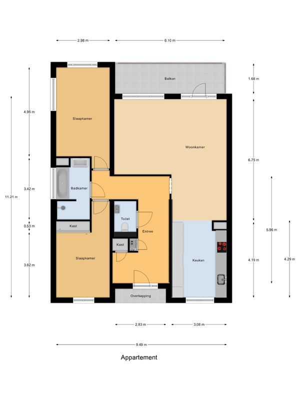 Van der Merckstraat 53 Floorplan Blur 0