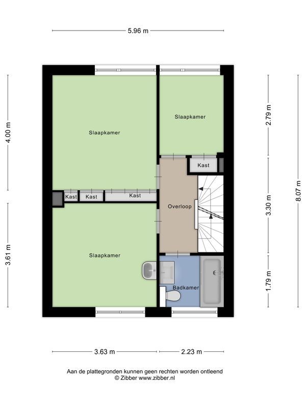 Hazelaarstraat 117 Floorplan Blur 1