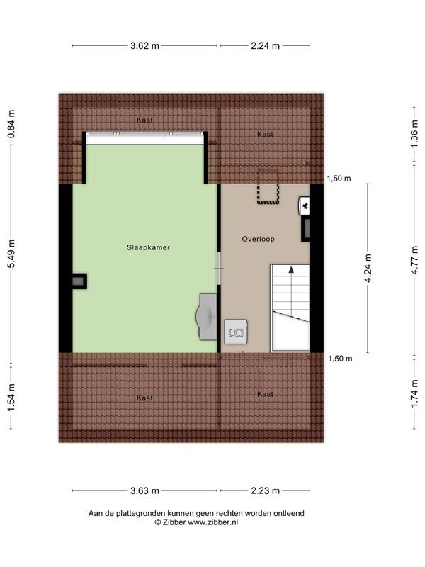 Hazelaarstraat 117 Floorplan Blur 2