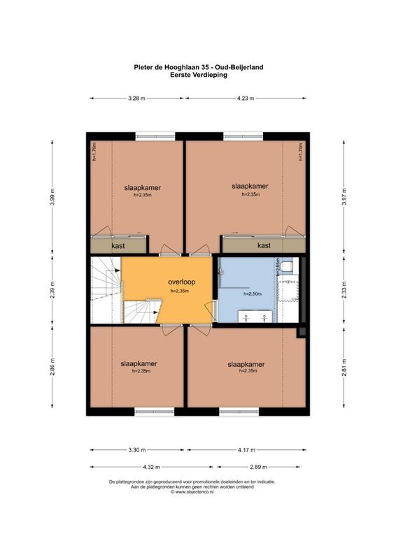 Pieter de Hooghlaan 35 Floorplan Blur 1