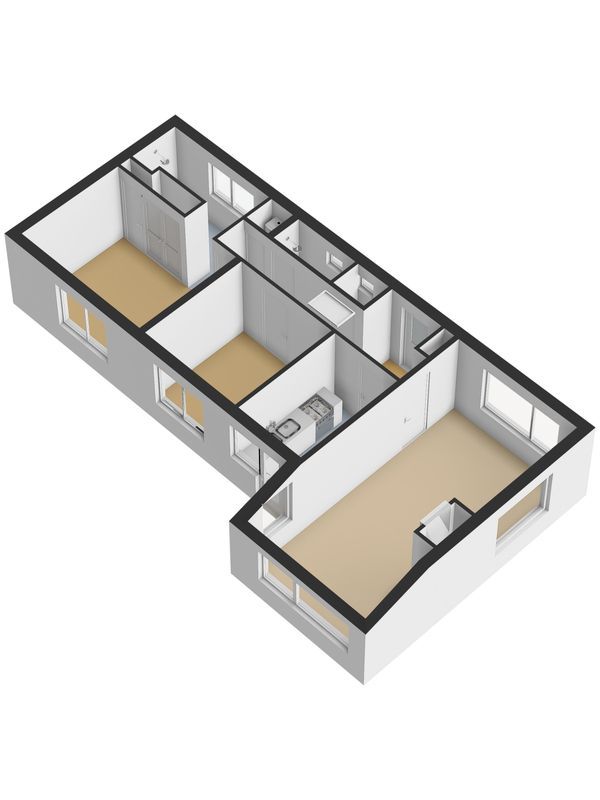 Stougjesdijk 251 Floorplan Blur 1