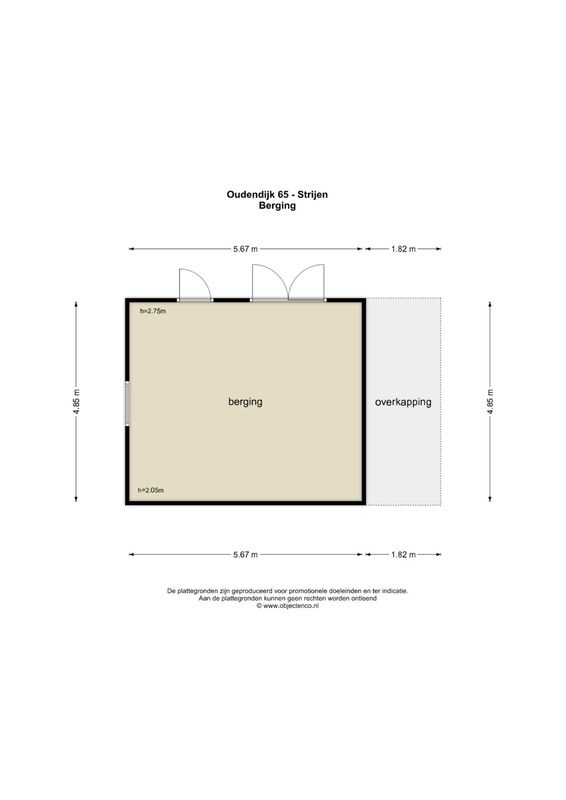 Oudendijk 65 Floorplan Blur 3