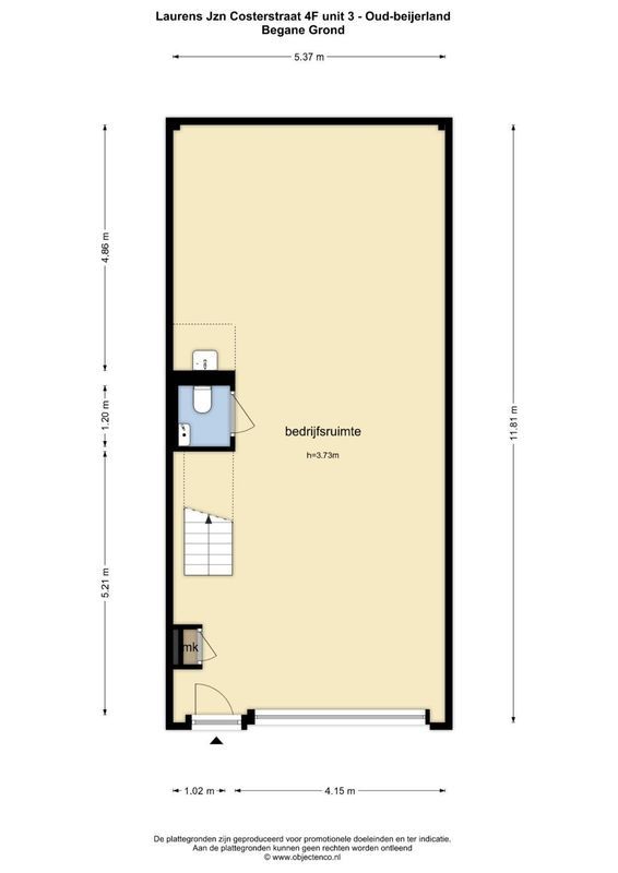 Laurens Jzn. Costerstraat 4 - F Floorplan Blur 0