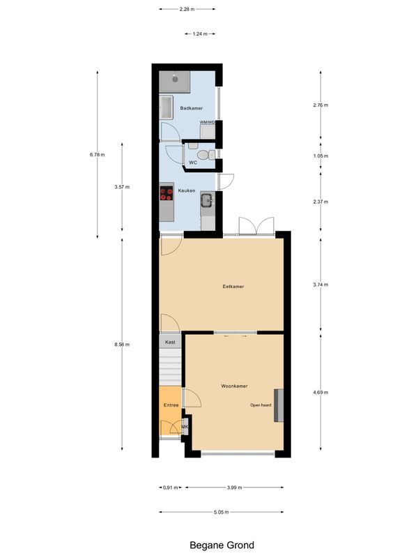 Prins Hendrikstraat 12 Floorplan Blur 0