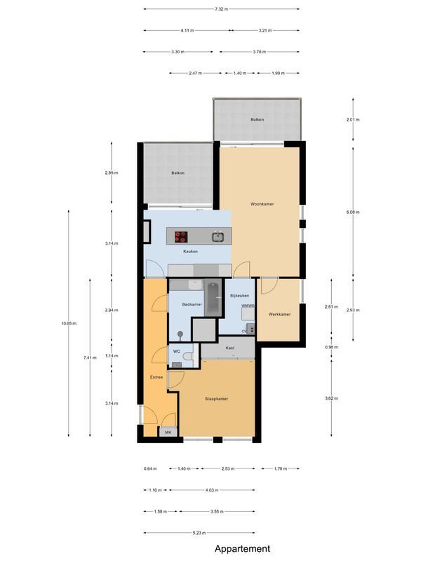 Prins Bernhardstraat 1 - N Floorplan Blur 0