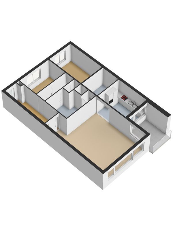 Debussyring 20 Floorplan Blur 1