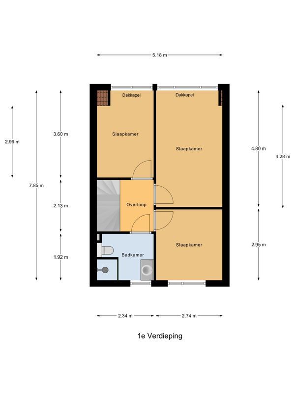 Eikenlaan 61 Floorplan Blur 1
