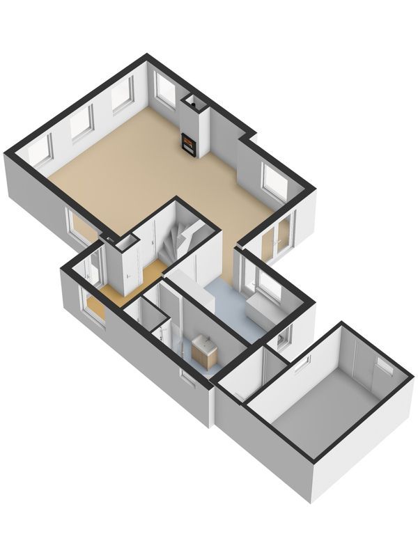 Blaaksedijk 204 Floorplan Blur 1