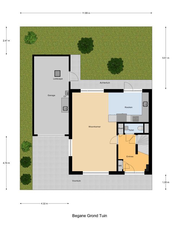 Dwarsstraat 2 - B Floorplan Blur 0
