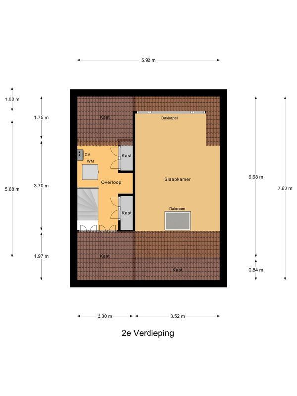 Nassaustraat 4 Floorplan Blur 3