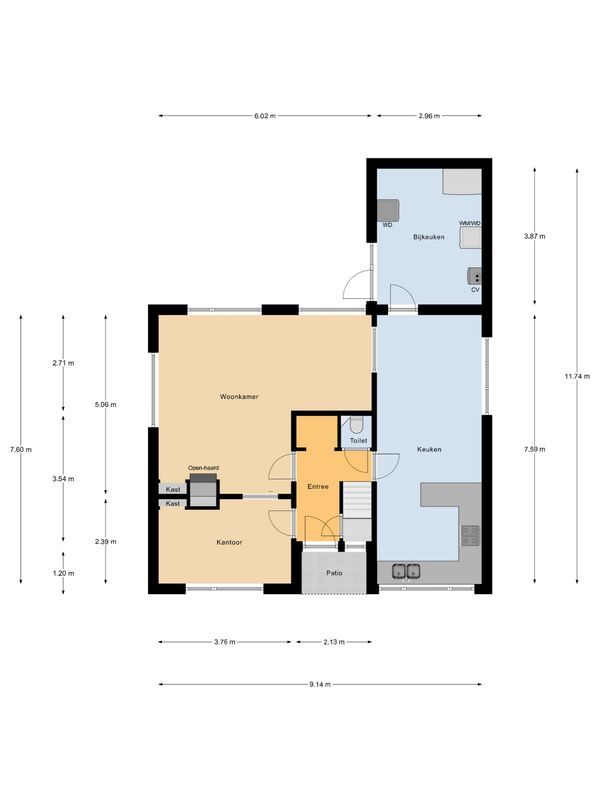 Julianastraat 5 Floorplan Blur 1
