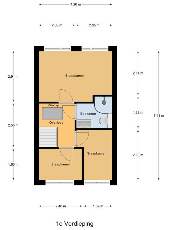Prins Bernhardstraat 101 Floorplan Blur 2