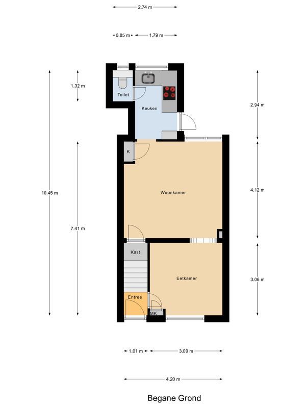Prins Bernhardstraat 101 Floorplan Blur 0