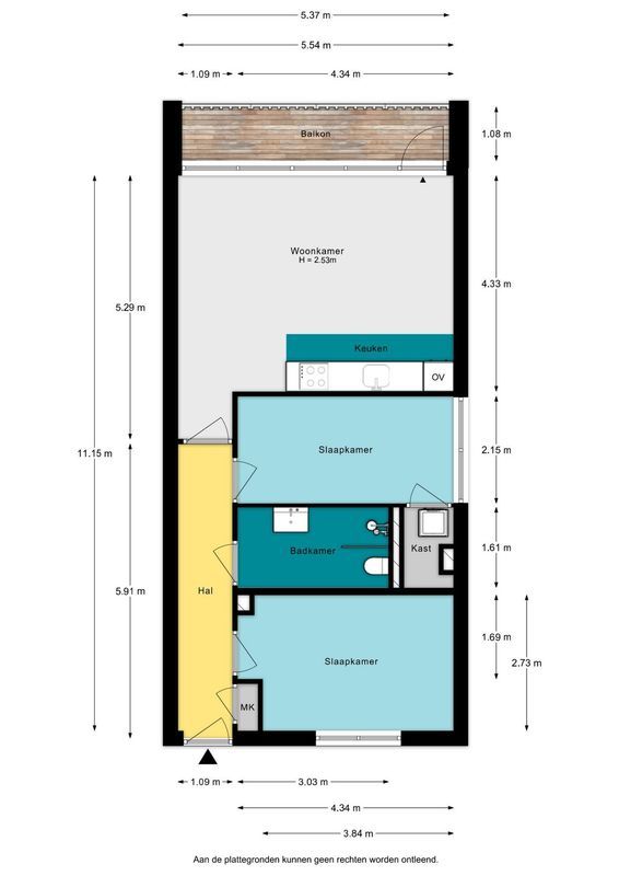 Geerlaan 43 - k Floorplan Blur 0