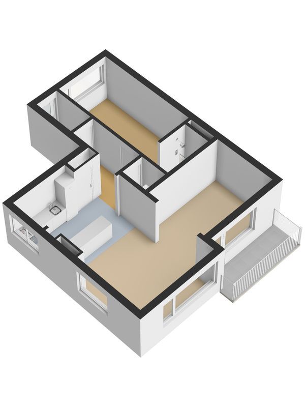 Jozef Israëlslaan 33 Floorplan Blur 1