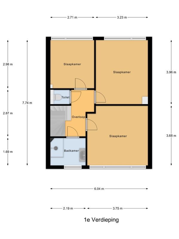Ridder van Dorpstraat 51 Floorplan Blur 1