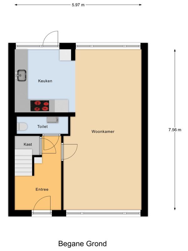 Ridder van Dorpstraat 51 Floorplan Blur 3
