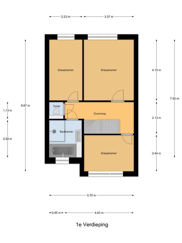 Poortlaan 93 Floorplan Blur 2
