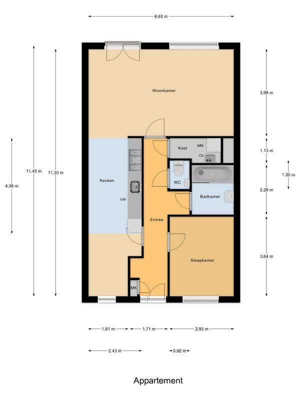 Avenue Carré 182 Floorplan Blur 0