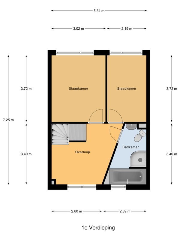Puccinistraat 13 Floorplan Blur 2