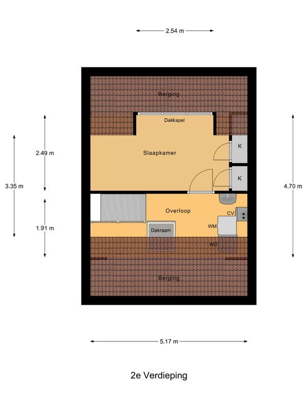 Puccinistraat 13 Floorplan Blur 4