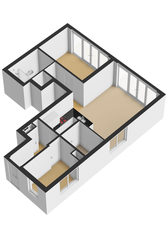 Schoolstraat 26 Floorplan Blur 1