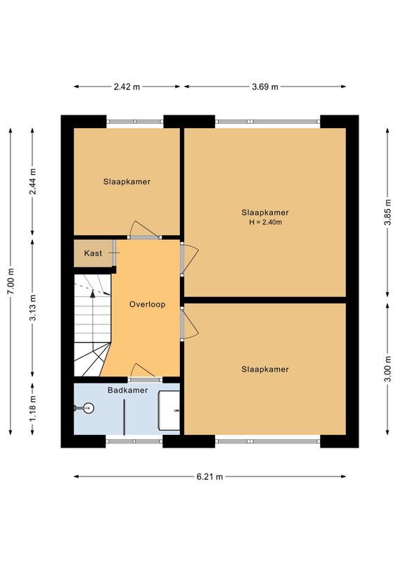 Jacob Pauwstraat 23 Floorplan Blur 2