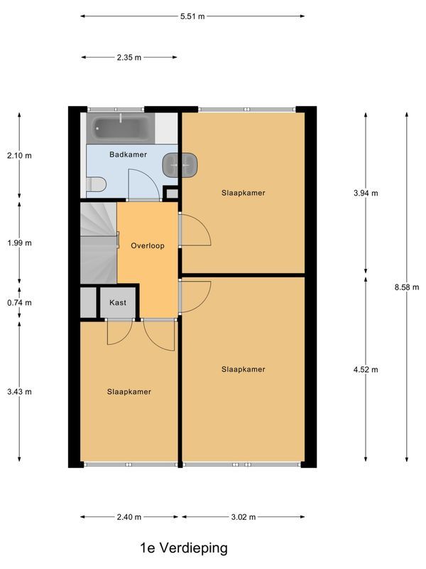 Kastanjelaan 14 Floorplan Blur 1
