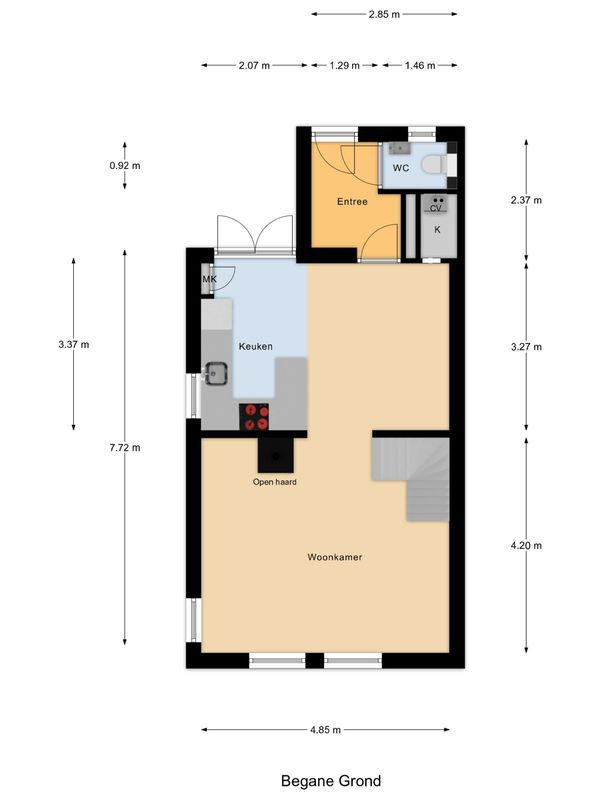 Torenstraat 71 Floorplan Blur 0