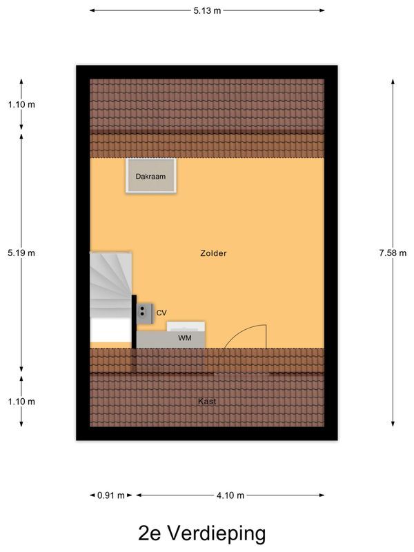 Merwedestraat 53 Floorplan Blur 2