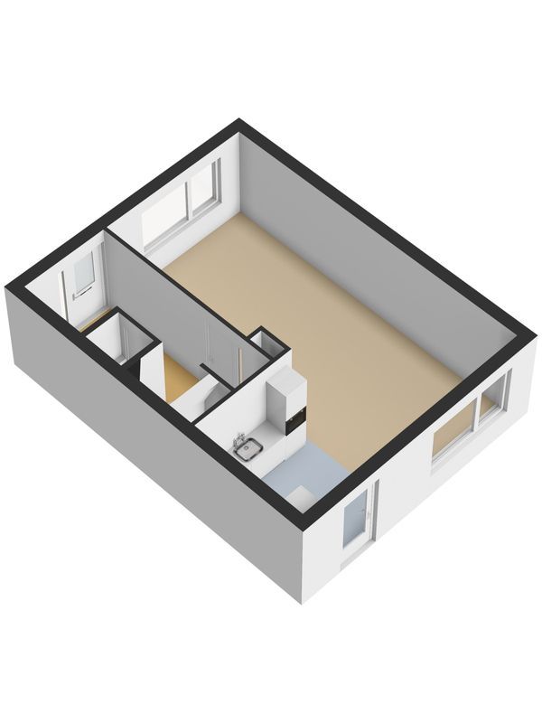 Hazelaarstraat 77 Floorplan Blur 1