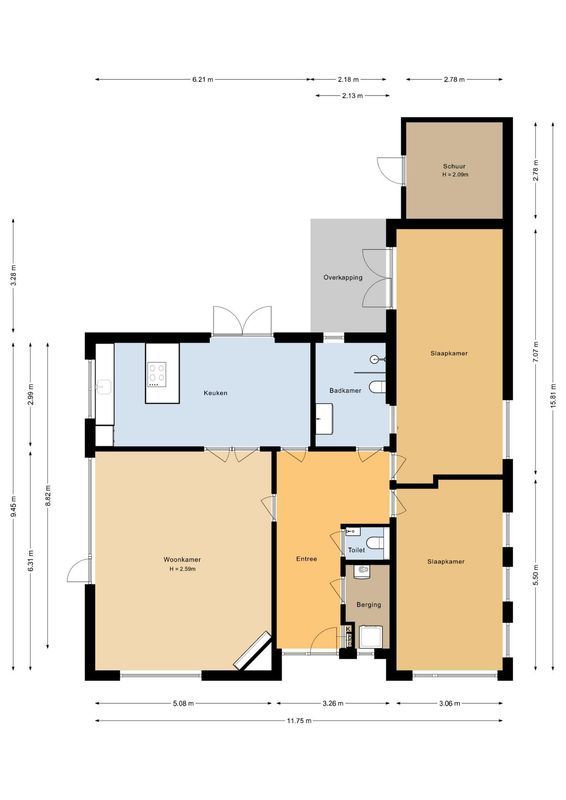 Graaf van Egmondstraat 67 Floorplan Blur 1