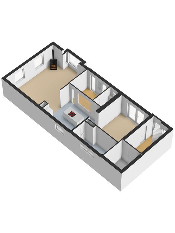 Dorpsstraat 40 Floorplan Blur 1