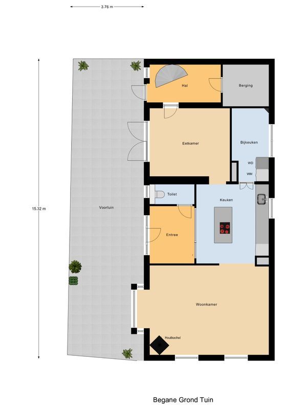 Dorpsstraat 40 Floorplan Blur 4
