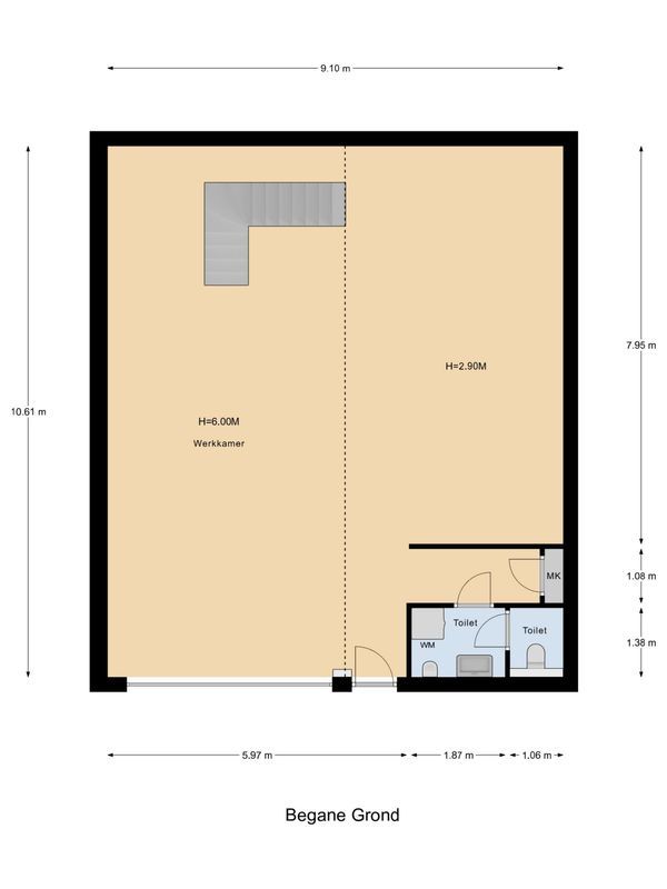 Simon Stevinstraat 16 - h Floorplan Blur 0