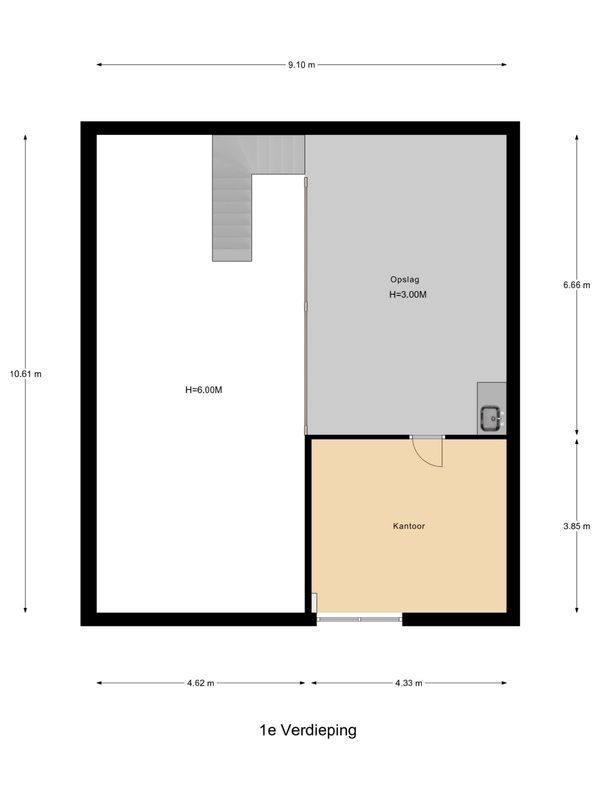 Simon Stevinstraat 16 - h Floorplan Blur 1