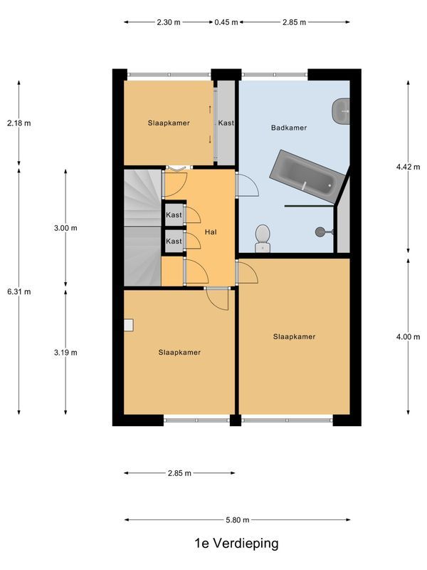 Ribesstraat 3 Floorplan Blur 1