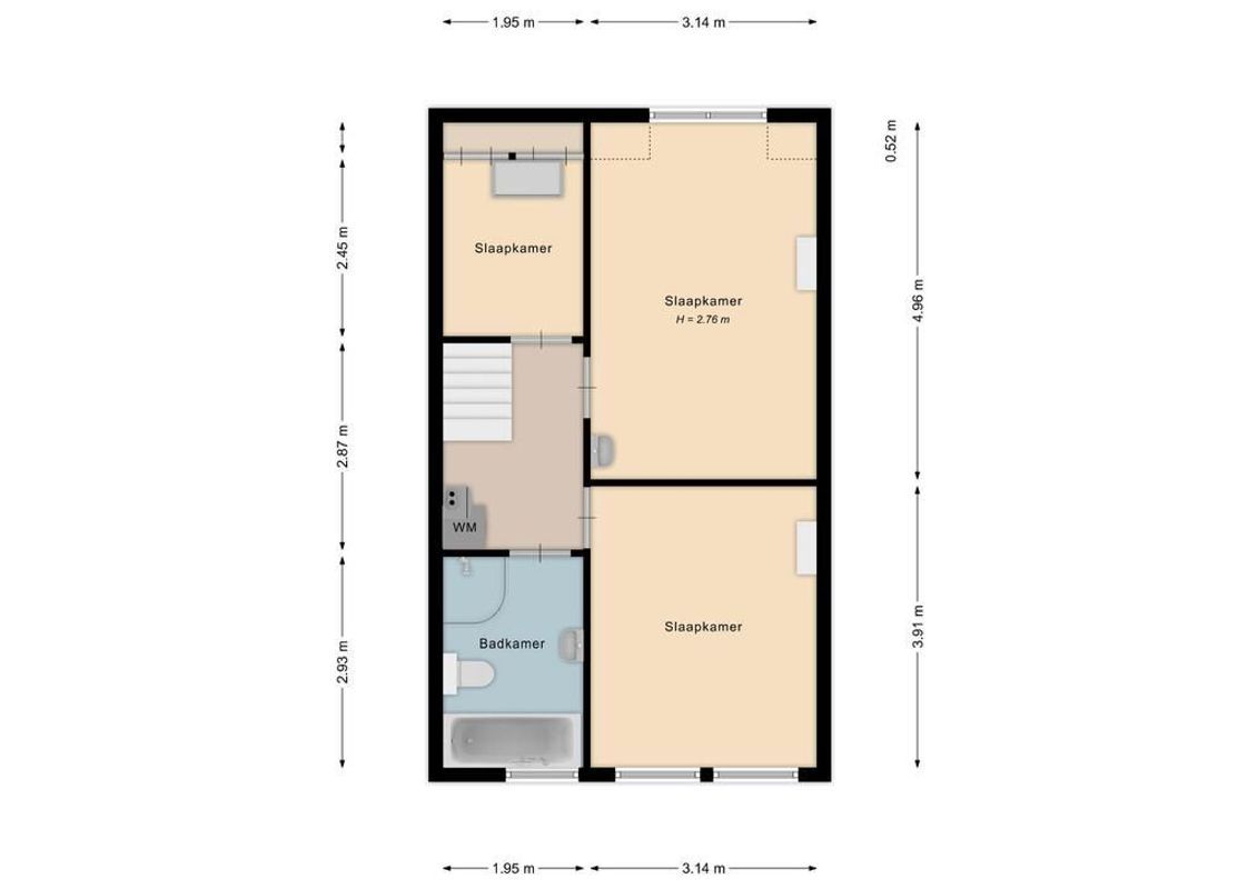 Jacob Catsstraat 31-BS Floorplan Blur 1
